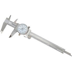 6" Precision Dial Caliper With White Dial