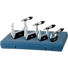 0-4" 4 Piece Mechanical Micrometer Set