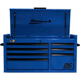 RS Pro Series 40-1/2"W X 23-1/2"D X 21-3/8"H 7 Drawer Blue Tool Chest