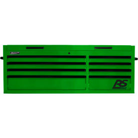 RS Pro Series 54"W X 23-1/2"D X 21-3/8"H 8 Drawer Green Tool Chest