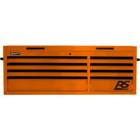 RS Pro Series 54"W X 23-1/2"D X 21-3/8"H 8 Drawer Orange Tool Chest