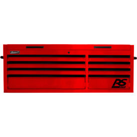 RS Pro Series 54"W X 23-1/2"D X 21-3/8"H 8 Drawer Red Tool Chest