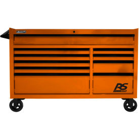 10 Drawer Rolling Cabinet - Red
