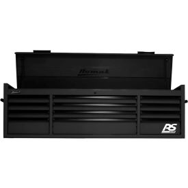 RS Pro Series 71-1/2"W X 23-1/2"D X 23-3/8"H 12 Drawer Black Tool Chest