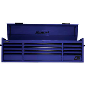 RS Pro Series 71-1/2"W X 23-1/2"D X 23-3/8"H 12 Drawer Blue Tool Chest