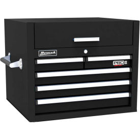 Pro II Series 26-1/2"W X 24-1/4"D X 21-3/8"H 5 Drawer Black Tool Chest