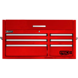 Pro II 6 Drawer Red Tool Chest 40-1/2"W X 24-1/4"D X 21-3/8"H