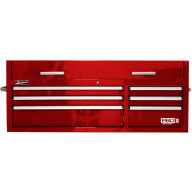 Pro II Series 54"W X 24-1/4"D X 21-3/8"H 6 Drawer Red Tool Chest