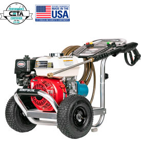 Gas Pressure Washer W/ Honda GX200 Engine, 3400 PSI, 2.5 GPM, 5/16" Hose