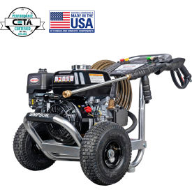 Industrial Gas Pressure Washer W/ Honda GX200 Engine & AAA Pump, 3000 PSI, 3.0 GPM