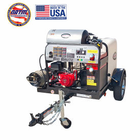 Mobile Trailer Gas Pressure Washer W/ Honda GX390 Engine, 4000 PSI, 4.0 GPM