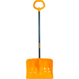 19" Poly Combo Snow Shovel W/ Steel VersaGrip Handle