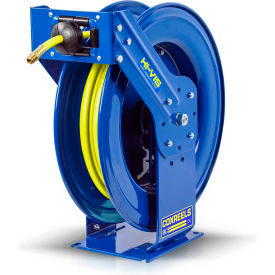 3/8"x75' 300PSI Hi-Vis Supreme Duty Spring Retractable Low Pressure Hose Reel