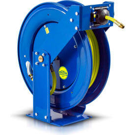 3/8"x50' 300PSI EZ-Coil Safety Hi-Vis Heavy Duty Low Pressure Hose Reel