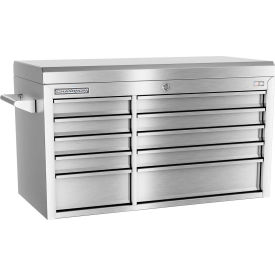 Stainless Steel 41"Wx20"Dx23-5/8"H 10 Drawer Chest