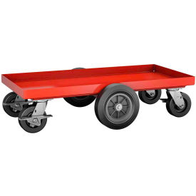 41"W x 20-1/4"D x 10"H Red Mobile Maintenance Cart/Base