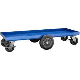 41"W x 20-1/4"D x 10"H Blue Mobile Maintenance Cart/Base
