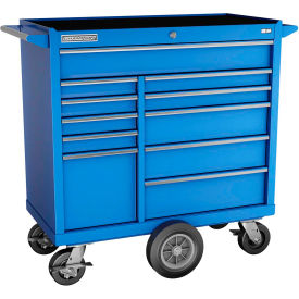FMPro 41"W x 20-1/4"D x 43-1/8"H 11 Drawer Blue Roller Cabinet