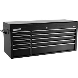 FMPro 54"W x 20"D x 23-5/8"H 10 Drawer Black Chest