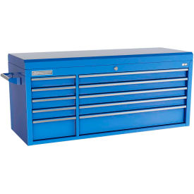 FMPro 54"W x 20"D x 23-5/8"H 10 Drawer Blue Chest