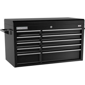 41"W x 20"D x 23-5/8"H 10 Drawer Black Chest