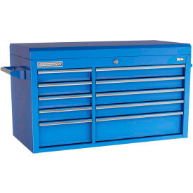 41"W x 20"D x 23-5/8"H 10 Drawer Blue Chest