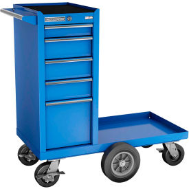 FMPro 41"W x 20-1/4"D x 43-1/8"H 5 Drawer Blue Roller Cabinet