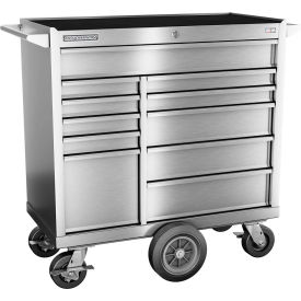 FMPro All Stainless Steel 41"Wx20-1/4"Dx43-1/8"H 11 Drawer Roller Cabinet