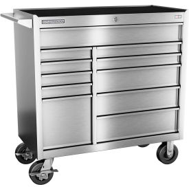 FMPro All Stainless Steel 41"Wx20"Dx42-1/2"H 11 Drawer Roller Cabinet