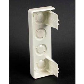 End Cap, White, 1-7/8"L
