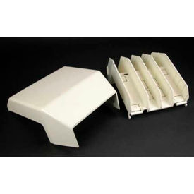 Tee Fitting, White, 4-27/32"L