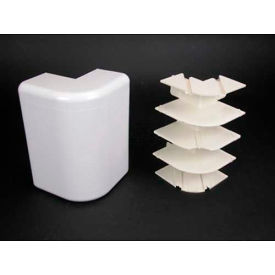 External Elbow, White, 3-1/2"L