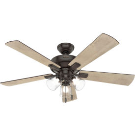 52" Ceiling Fan - Noble Bronze - 5398 CFM with Light Kit