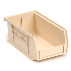 Plastic Stacking Bin, 7-3/8"L x 4-1/8"W x 3"H, Ivory