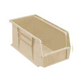 Plastic Stacking Bin, 10-7/8"L x 5-1/2"W x 5"H, Ivory