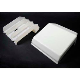 Tee/Take-Off Connector, White, 9-1/8"L