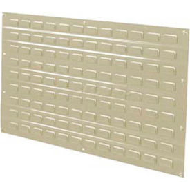 Louvered Wall Panel w/o Bins, 36"W x 19"H, Tan