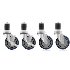 Set Of 4 Heavy Duty Caster for Stainless Steel Worktables