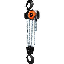 Hurricane 360 Degree Hand Chain Hoist, 10 Ton, 10 Ft. Lift