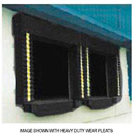 Black Dock Door Seal Heavy Duty 40 Ounce 8 Feet Wide x 10 Feet High