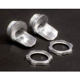 3/4" Male Box Connector, Galvanized, 3/4"L