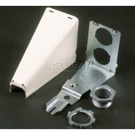 Adjustable Offset Connector, White, 3-7/16"L