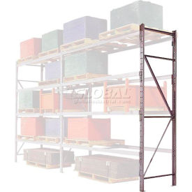 Pallet Rack Upright Frame - 3" Channel 36"D x 192"H