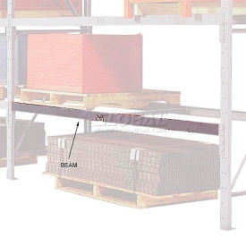 Pallet Rack Beam Pair - 3" Channel 96"W With No Back Brace