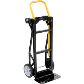 PJD2223A Ultra Lite Nylon 2-in-1 Convertible Hand Truck Semi-Pneumatic Wheels