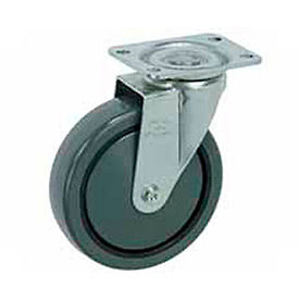 Swivel Plate Caster 3" Polyurethane Wheel