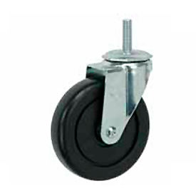Swivel Threaded Stem Caster 5" Polyolefin Wheel
