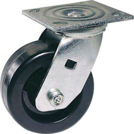 Swivel Plate Caster 4" Polyolefin Wheel