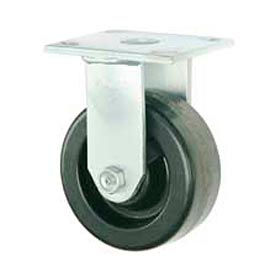 Rigid Plate Caster 5" Phenolic Wheel
