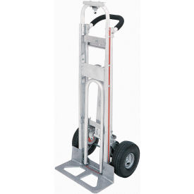 TPAUA4 Aluminum 3-in-1 Hand Truck with 10" Full Pneumatic Wheels